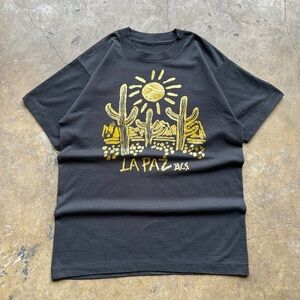 (M) La Paz Baja California Sur Gold Foil Tee